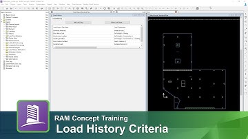 Specifying the Load History Deflection Criteria in RAM Concept