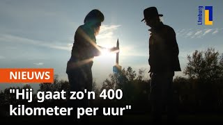 Magda En Krystian Lanceren Zelfgemaakte Raket