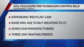 Polis to sign several gun control bills