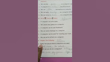 class 1 subject computer chapter 3 page no.17 (questions and answers ) .