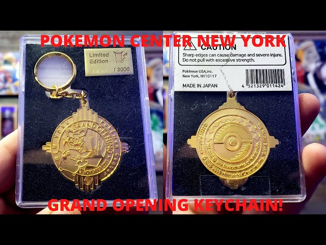 POKEMON CENTER NEW YORK GRAND OPENING KEY-CHAIN FROM 2001!!! - YouTube
