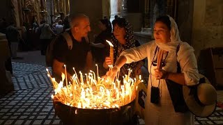 Orthodox Christians mark Easter at Jerusalem's Church of the Holy Sepulchre