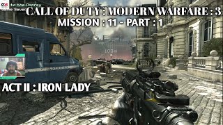 Escorting Volk To The Extraction Point II Mission in Paris , France II Call Of Duty Modern Warfare 3