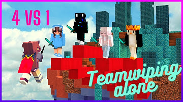 The team is gone already? | Teamwiping alone