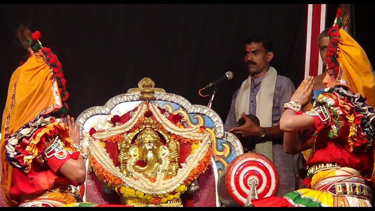 Yakshagana -- Poorvaranga - 3 - Gajamukha naa ninna...Sathish Naika irde