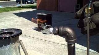 Mechanical fluizidizing gasifier experiment -- operating (part 2)