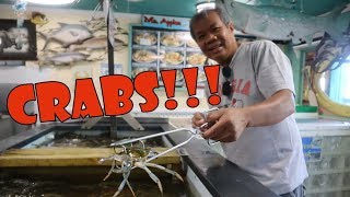 Unusual CRAB lunch Ms Apples Florida