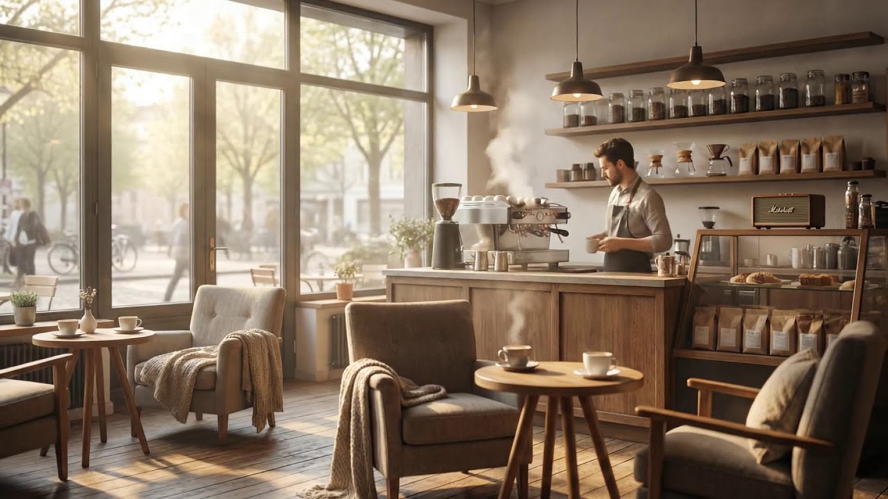 春空の下の居心地の良いジャズ 🌞☕ 平穏で穏やか