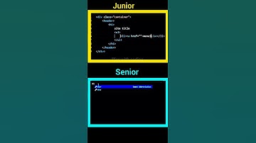 HTML Emmet code Junior vs senior coding #htmltutorial #html #htmlcode