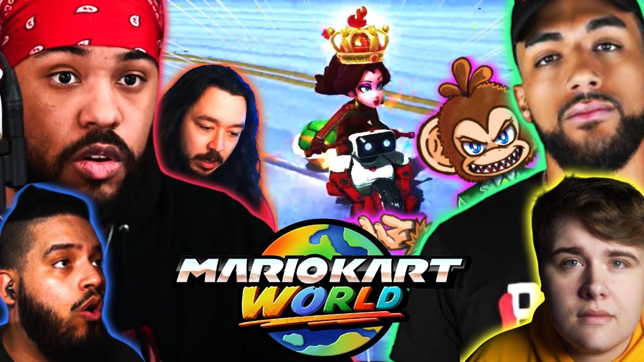 Lotus @DotoDoya @SeeReax @Om3gaPro @YoMoonskii Play Knock Out In Mario Kart World!!!