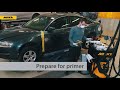 Collision repair process with Mirka Iridium®