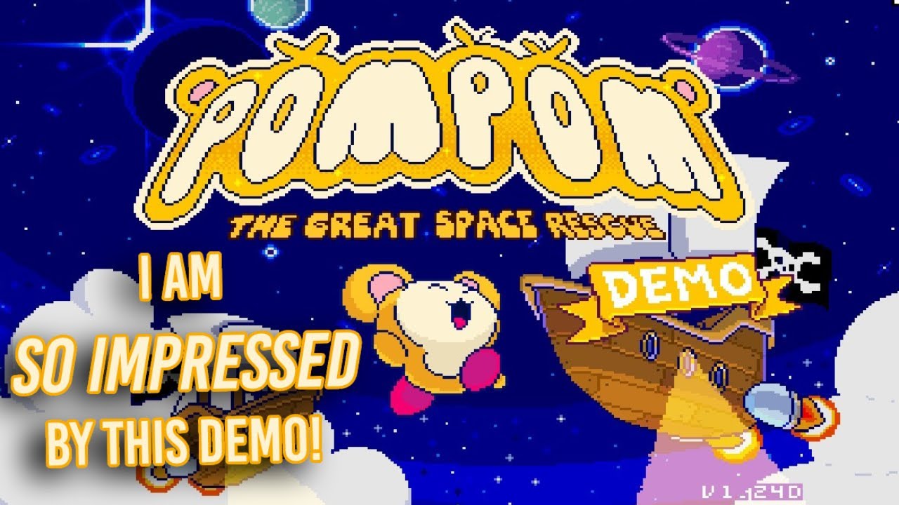 Hamtaro Meets Kirby In This Pompom The Great Space Rescue Demo Youtube