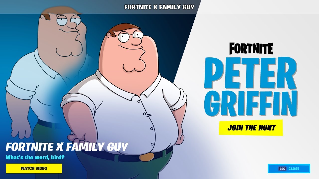 NEW Fortnite X Family Guy Collab (Fortnite Battle Royale LIVE) YouTube