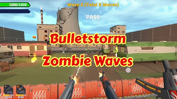 Bulletstorm Zombie Waves #androidgames #zombieapocalypse #towerdefense #shootergames #zombiesurvival