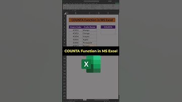 How to Use the COUNTA Function in Excel