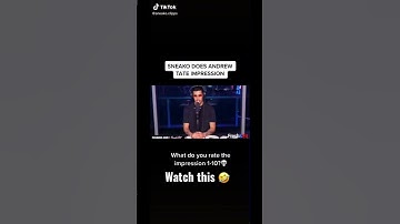 Sneako does Andrew Tate Impression #shorts #sneako #selfimprovement #andrewtate