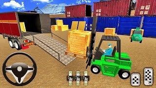 Forklift Loading Cargo into Truck - Shipping Supply Truck Driver Simulator - Android Gameplay screenshot 5