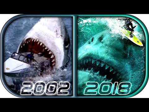 EVOLUTION of MEGALODON in Movies & TV (2002-2018) The Meg full movie movie scene megalodon attack