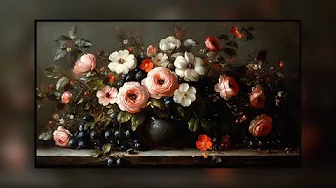 TV Screensaver | Autumn Florals: 2 Hours of Elegant Fall Art for Relaxing Ambience