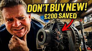 Faulty Range Rover TDV8 Alternator: teardown and repair