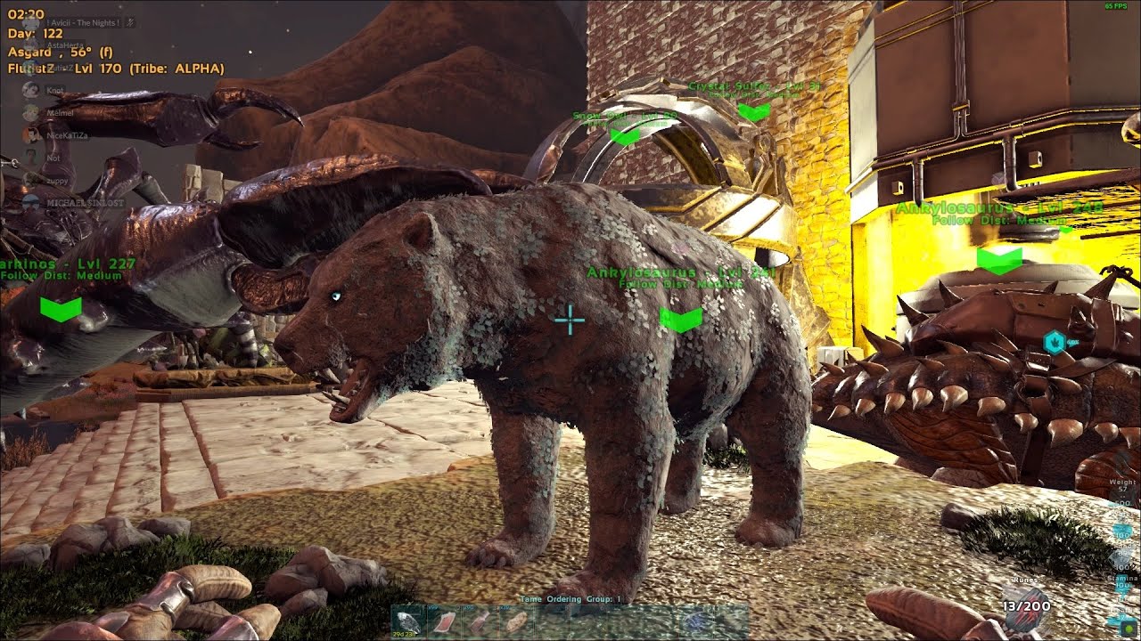 ARK Survival Evolved - [ Fjordur DLC ] World Mini - Boss : Steinbjörn ...