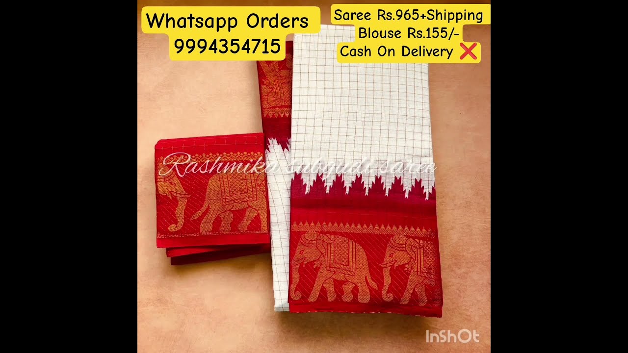 Premium Quality Madurai Sungudi CottonSarees 120Counts GangaJamuna Border PadmavathiSarees