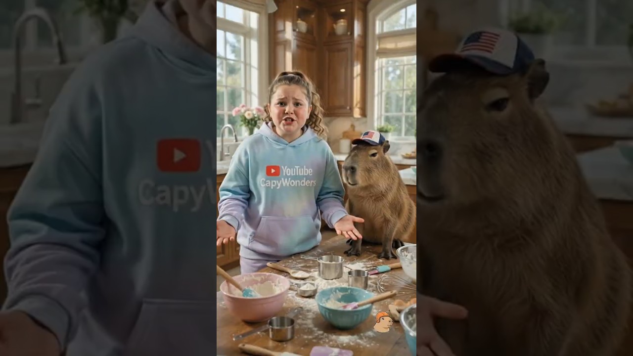 Capybara Gets Blamed for Max's Prank Cake, But the Truth Comes Out! 😱🎂 #capybara