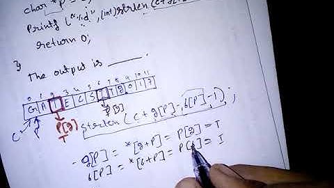 GATE 2017 C-PROGRAMMING part-3