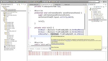 Android StickyNotes tutorial using internal storage pt 2
