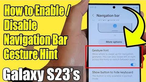 How to Change Navigation Bar on Samsung Galaxy S23 Ultra | Button vs Gesture Setup (2024)