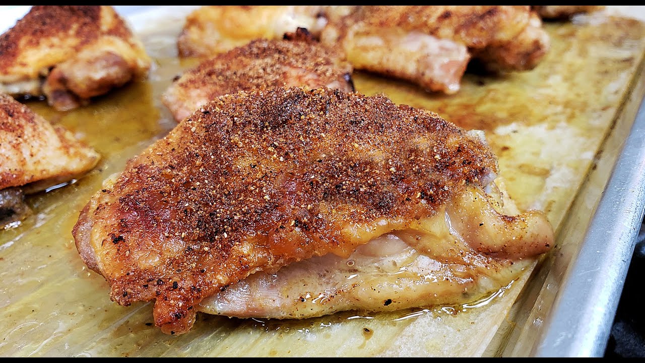 BAKED CHICKEN | Crispy Oven Baked Chicken Made Easy | Easy Baked