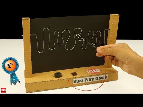 How to Make Buzz Wire Game at Home