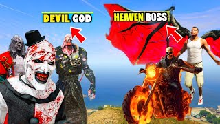 Franklin Found Ghost Rider And Lucifer To Kill Serbian Dancing Lady In GTA 5 | SHINCHAN AND CHOP