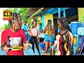 Walking tour of buff bay town in portland very peaceful and safe in jamaica 2024 4k