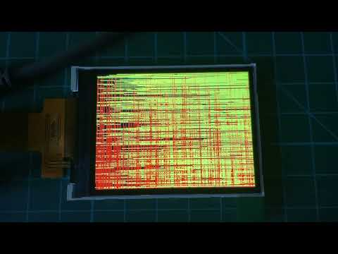 Maixduino - LCD random line generator