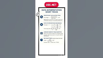 Data Interpretation DI । Ugc Net Paper-1 Important & Expected Questions MCQ Topics #ugcnet #netjrf