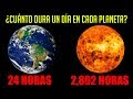 ¿CUÁNTO dura un DÍA en cada PLANETA?