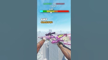 🤯Lowest vs highest float in CS2 #avanmarket  #cs2 #cs2skins #counterstrike