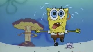 'Texas Is Dumb' Sandy chases SpongeBob and Patrick