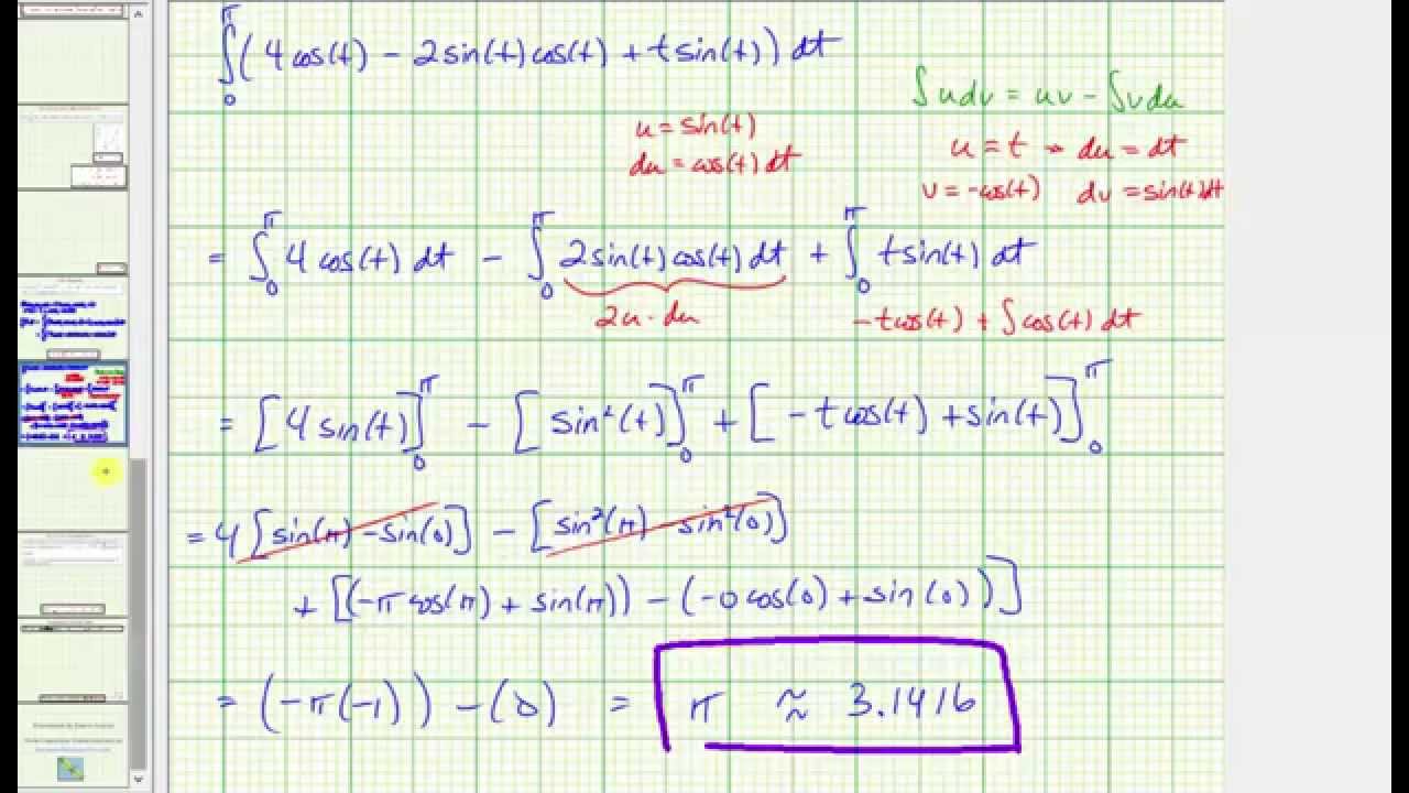 Evaluate A Line Integral Of F Dr 