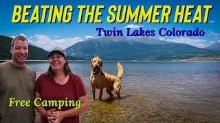 2 Free Camping locations at TWIN LAKES, Colorado!