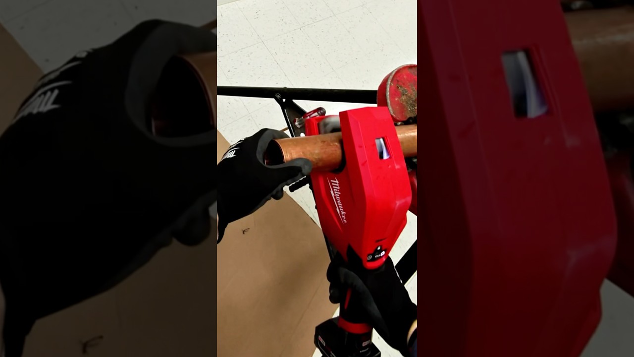 Repiping a 2 inch water pressure reducing valve on copper pipe 💦 #plumbing #plumber #asmr #diy