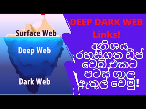 වටේ යන්නැතුව ඩීප් web ඩාර්ක් වෙබ් තුලට ඇතුල් වෙන හැටි මෙන්න!  Enter deep and dark web sinhala!