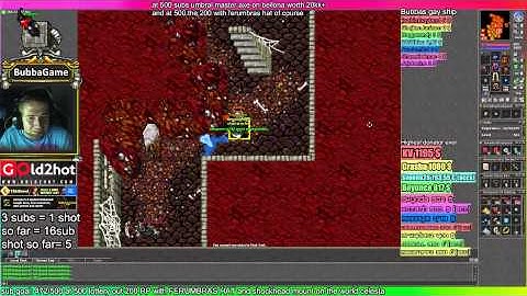 [Tibia] some random guy try lure/kill me