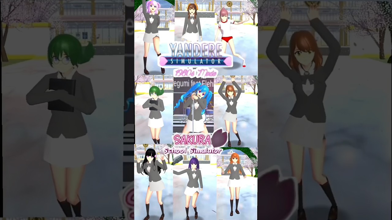 Yandere Sim 1980s Rivals Versi Sakura School Simulator 