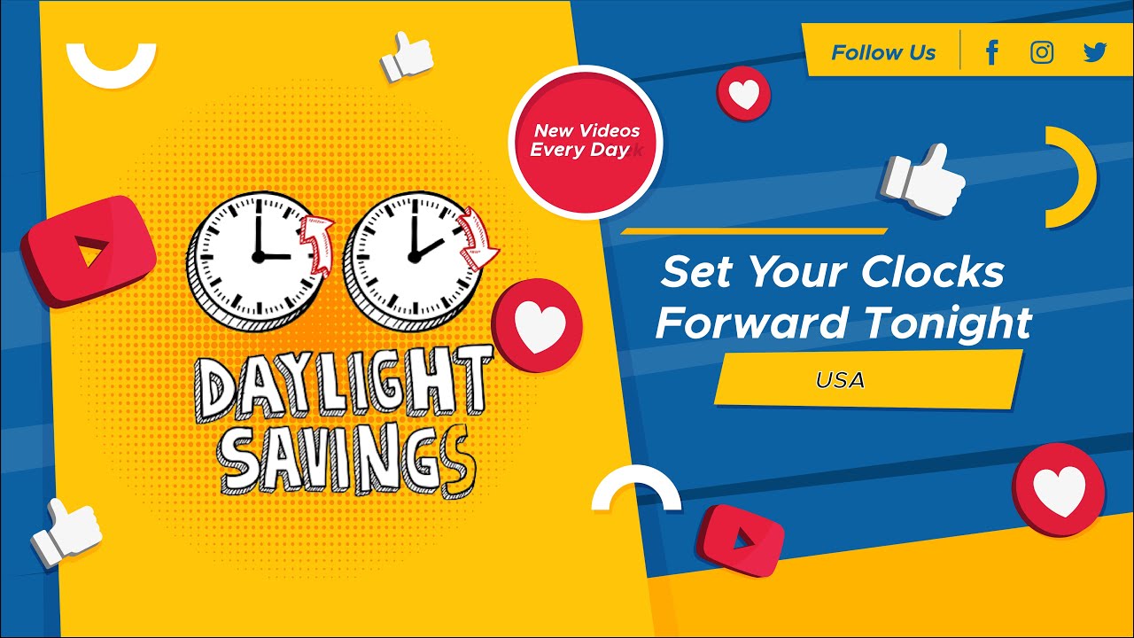 Set Your Clocks Forward Tonight: Daylight Saving Time, Which Congress Could  Make Permanent