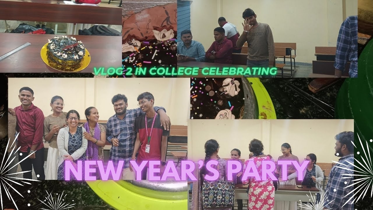 ಕಾಲೇಜಿನಲ್ಲಿ ಹೊಸ ವರ್ಷದ ಆಚರಣೆ 🥰