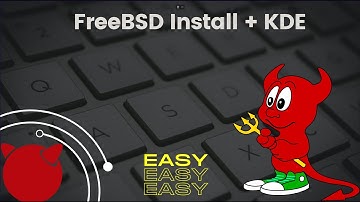 FreeBSD install with KDE Desktop