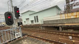 南海1000系普通車和歌山市行き　紀ノ川到着！