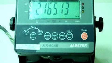 JIK-6 linear calibration